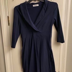 Comila Navy Dress